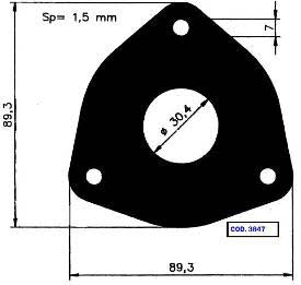 Slitbricka COD 3847