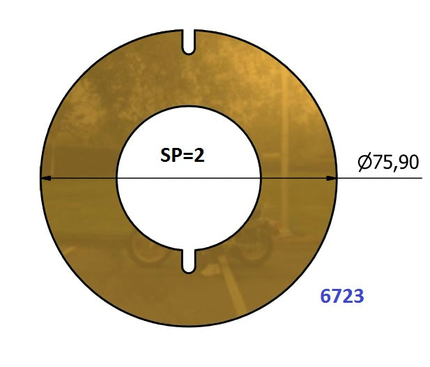 Slitbricka COD 6723