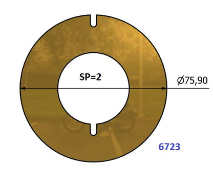 Slitbricka COD 6723